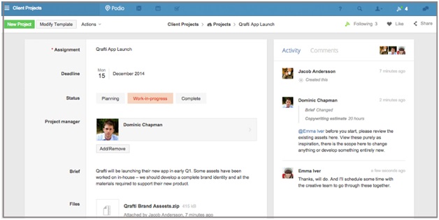 Podio- প্রজেক্ট ম্যানেজমেন্ট অনলাইন টুল