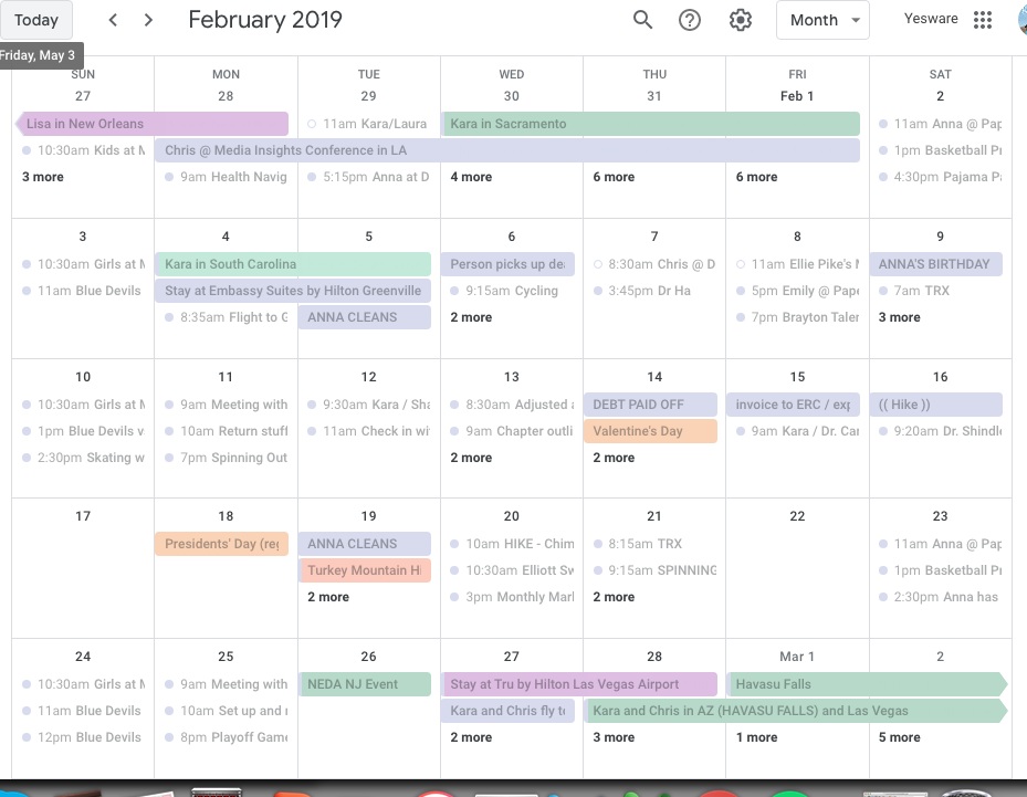 Google my calender 