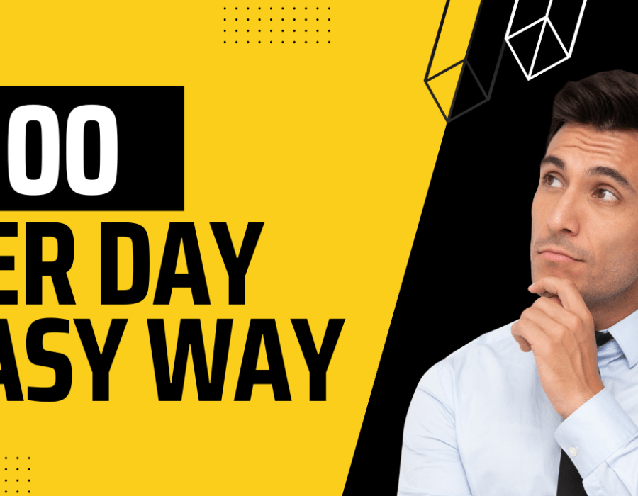 How to earn $100 in a day